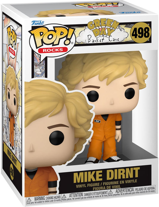 Funko green day mike dirnt (basket case) (pop rocks) vinyl figur 498 unisex pop! - neutraal - standard