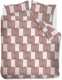 Vtwonen check mate dekbedovertrek - lits-jumeaux - 240x200 220 - steenrood