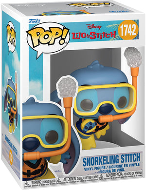 Funko lilo stitch snorkeling stitch vinylfiguur 1742 unisex pop! - neutraal - standard