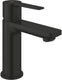 Grohe lineare new xs-size wastafelmengkraan – push-open waste – ecojoy – fastfixation plus – matte black