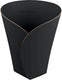 Vacavaliente - studio opbergmand medium - gerecycled leer - zwart