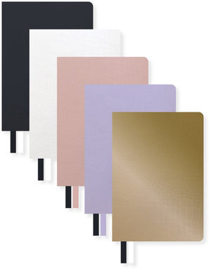 Kangaro notitieboek - pure croco - a6 - lijn - 5 stuks assorti