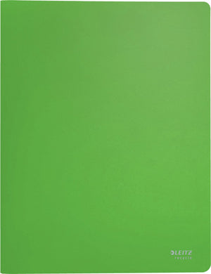 Leitz recycle showalbum a4 - 40 hoezen - 90% pre- en post-consumer gerecycled plastic - groen
