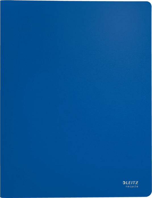 Leitz recycle showalbum a4 - 40 hoezen - 90% pre- en post-consumer gerecycled plastic - blauw