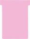 Nobo t-insteekkaarten planning karton 170g m2 92x15x120x80mm roze