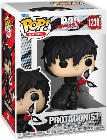 Funko persona 5 pop! games vinyl figure protagonist (ren) 9 cm