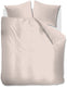 Ambiante cotton uni dekbedovertrek - tweepersoons - 200 x 200 220 cm - licht roze