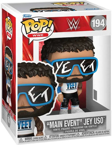 Funko pop! wwe - 'main event' jey uso #194