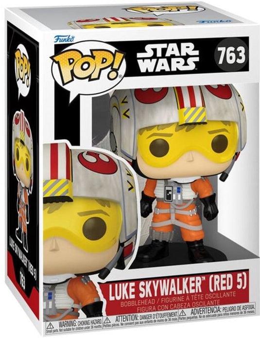 Funko star wars luke skywalker (red 5) vinylfiguur 763 pop! standaard unisex
