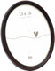 Deknudt frames fotolijst s100f9 - zwart bruin - ovaal - 13x18 cm
