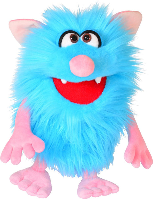 Living puppets handpop schorsch – zachte pluche handpop van 35 cm met beweegbare armen – knuffelbaar speelgoed voor rollenspel, verhalen en fantasierijk spel – voor kinderen vanaf 3 jaar