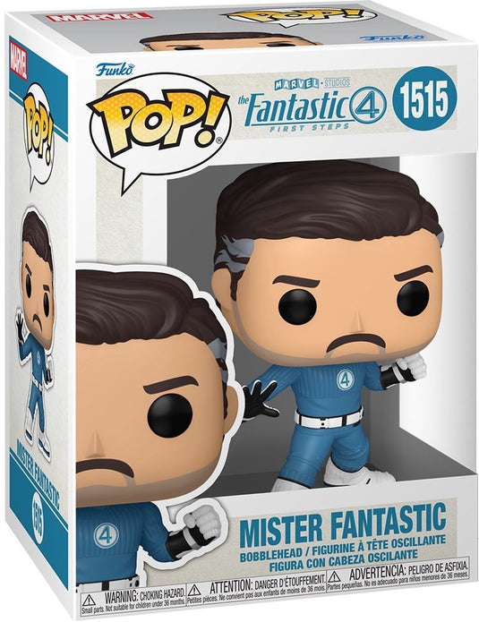 Funko pop marvel: fantastic four: first steps - mister fantastic pop
