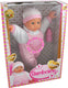Dimian pop met babygeluidjes - amore - 40 cm.