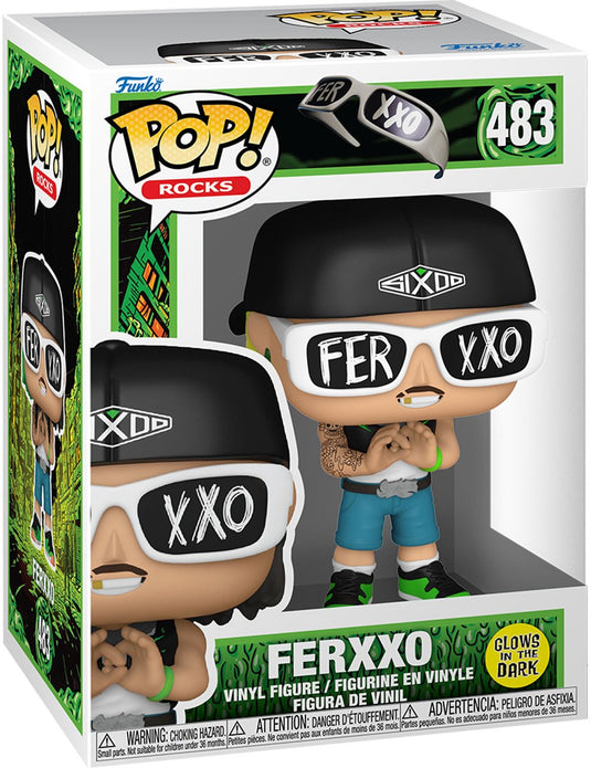 Funko pop rocks: ferxxo glow in the dark