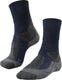 Falke tk1 cool anti-blaar dik lyocell functioneel materiaal wandelsokken heren blauw - maat 42-43