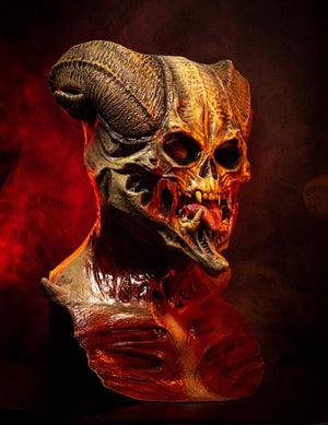 Ghoulish productions masker van een duivels skelet voor volwassenen halloween - verkleedmasker - one size