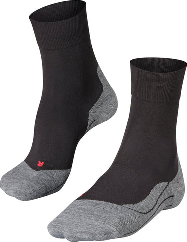 Falke ru4 anti-blaar katoen functioneel materiaal hardloopsokken dames zwart - maat 41-42