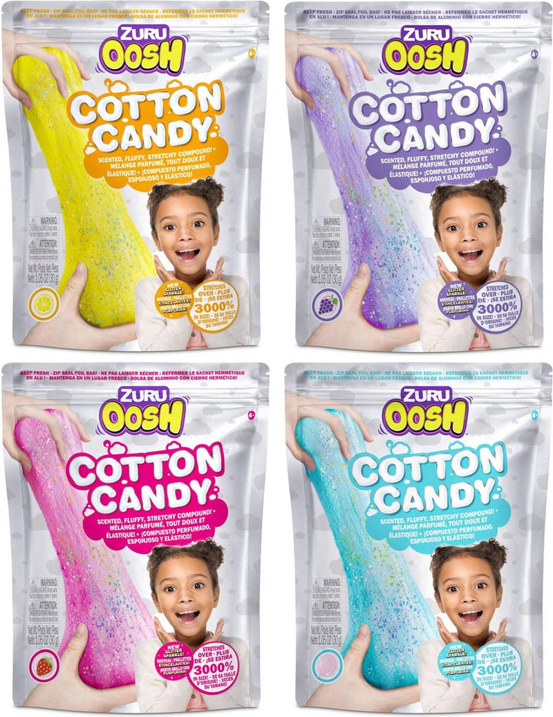 Afbeelding laden in galerijviewer, Zuru sensorisch speelgoed oosh cotton candy suikerspin multicolor 30g.
