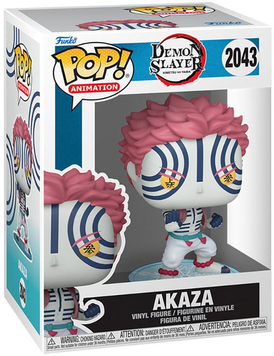 Funko demon slayer akaza vinylfiguur 2043 unisex pop! - neutraal - standard