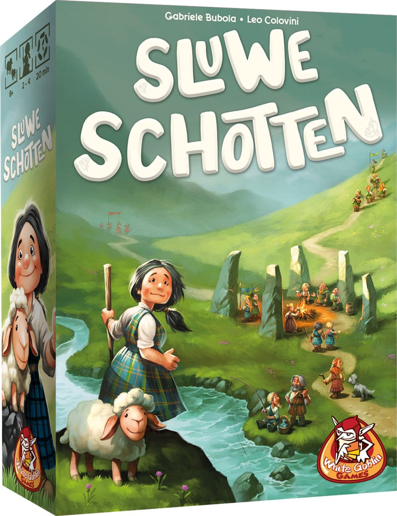 Load image into Gallery viewer, White goblin games - sluwe schotten - kaartspel - 2 tot 4 spelers - 20 minuten - vanaf 8 jaar - tactisch spel
