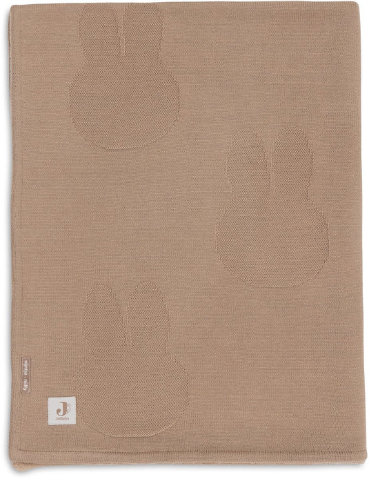 Jollein baby deken wieg - 75x100cm - miffy - biscuit velvet