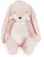 Bunnies by the bay floppy nibble konijn - knuffeldier - knuffel voor kinderen - geborduurde details - roze - 52 cm