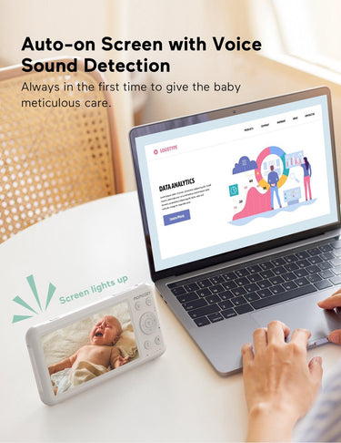 Momcozy video babyfoon, 5 inch