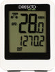 Dresco draadloze fietscomputer - 12 functies – grote display – scanfunctie – spatwaterdicht – incl. (cr2032) batterijen – klok (12 of 24 uur) - automatische start stop – achtergrondverlichting – incl. bevestigingsmaterialen - wit