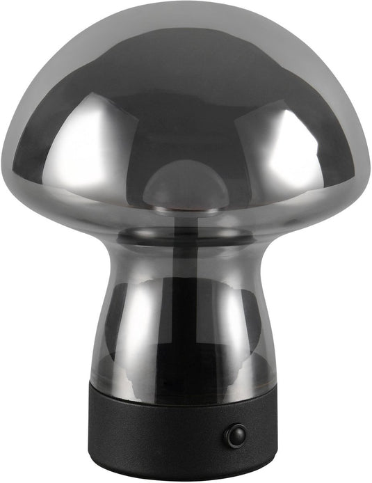 Rl live your light reality dooley - tafellamp - rookkleur - incl. 1x smd 1,5 w - 4-stappen touch - usb-aansluiting - oplaadbaar - snoerloos