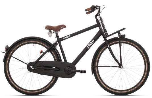 Bikefun kinderfiets load 26 inch met nexus 3 versnelling remnaaf - mat zwart