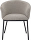 Bloomingville - cortone eetkamerstoel - grijs - polyester