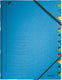 Leitz bureau sorteermap karton - 12-tabs - a4 - blauw