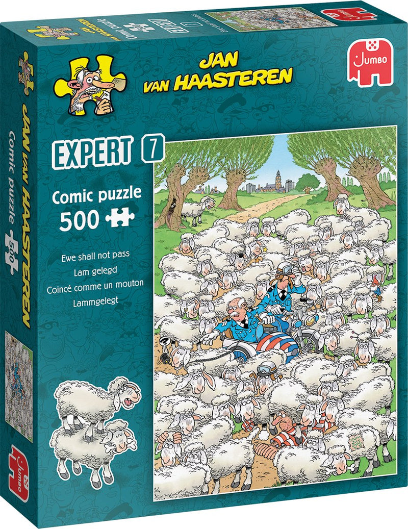 Load image into Gallery viewer, Jan van haasteren legpuzzel expert 7 - lam gelegd, 500st.
