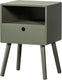 Woood ozzy nachtkastje hout warm groen 53x36x30