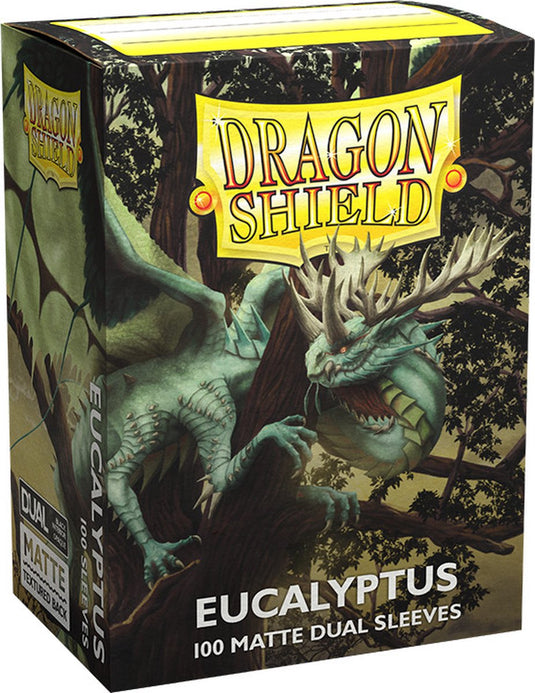 Dragonshield dragon shield - matte dual sleeves eucalyptus 100x