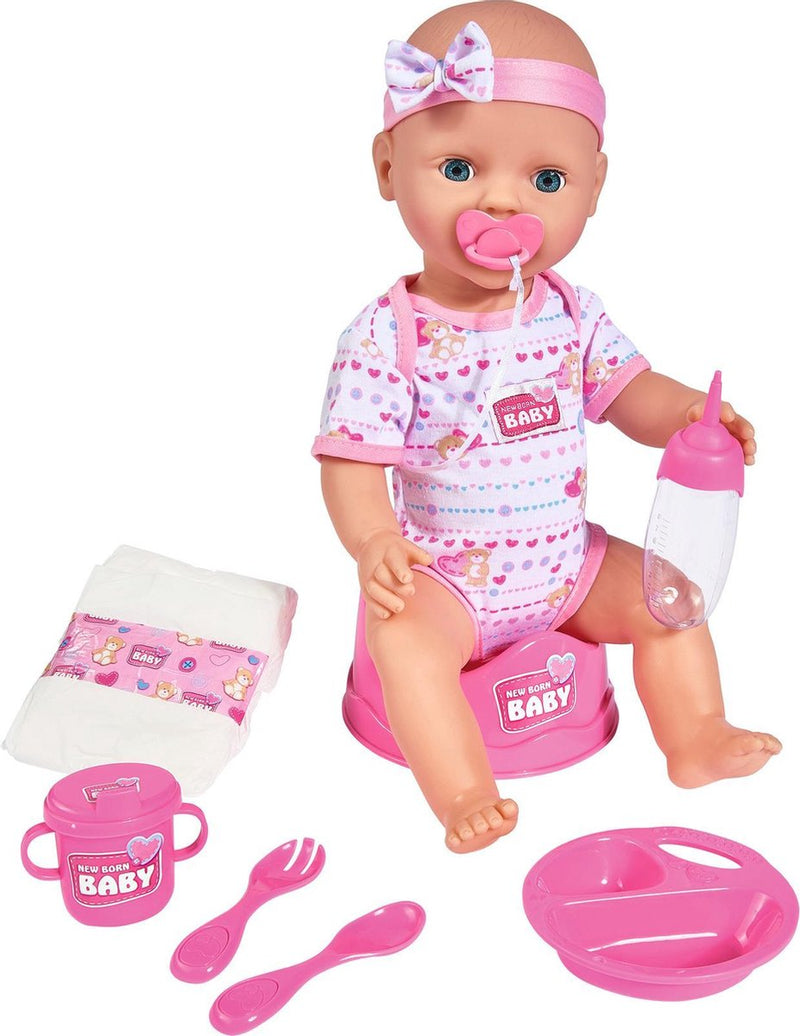 Load image into Gallery viewer, New born baby drink- en plaspop, 8dlg.

