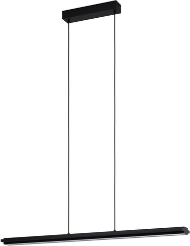 Eglo cambulos hanglamp - led - 93,5 cm - zwart wit - dimbaar