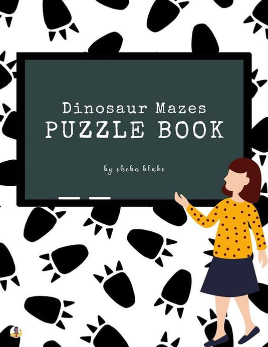 Dinosaur mazes puzzle book for kids ages 3+ (printable version)