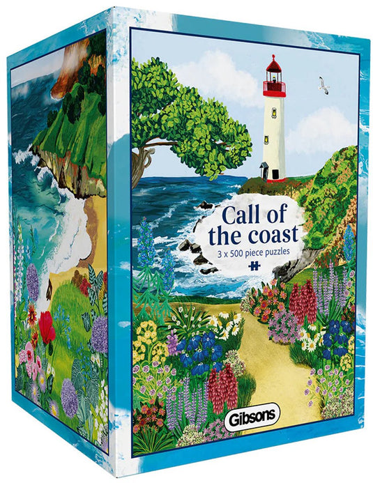 Gibsons - call of the coast (door abby jacobs) - 3×500 stukjes 48×34cm (b×h) - legpuzzel voor volwassenen
