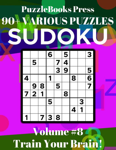 Puzzlebooks press sudoku 8 - puzzlebooks press sudoku – volume 8
