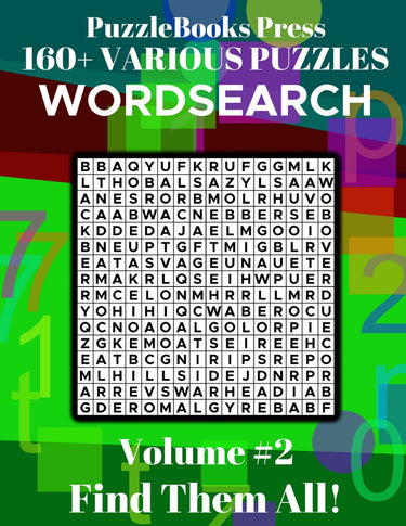 Puzzlebooks press wordsearch 2 - puzzlebooks press wordsearch - volume 2