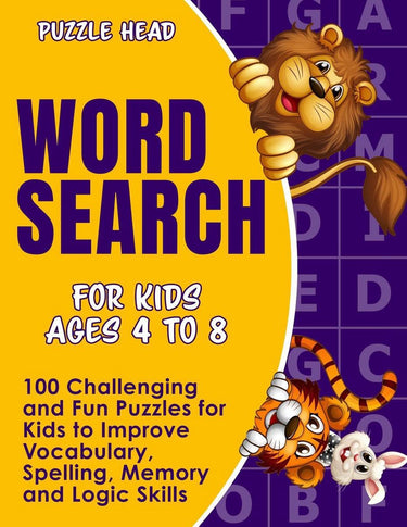 Word search for kids ages 4 to 8