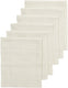 Meyco baby nature washandjes - hydrofiel - 6-pack - 20x17cm