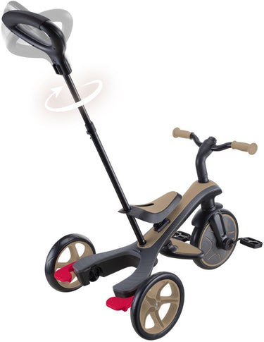 Globber trike 4 in 1 in bruin
