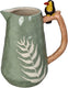 Hd collection vaas vogel aardewerk 18,5x12,5x22,2cm
