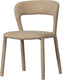 Woood noble eetkamerstoel - geweven stof - zand beige - 76x51x56 cm