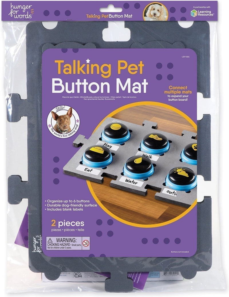 Load image into Gallery viewer, Hunger for words talking pet button mat
