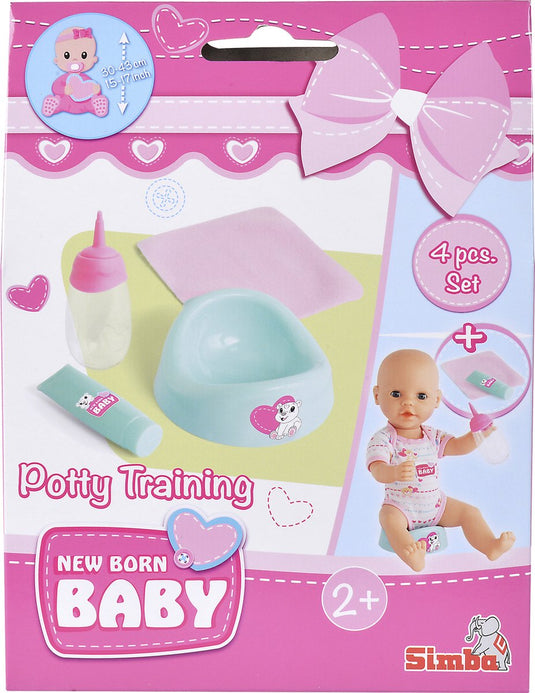 Simba - new born baby - potty training set - poppen - accessoires - vanaf 2 jaar