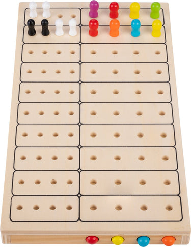Longfield houten logic spel – code raden – 2 spelers – strategisch denkspel – mastermind variant in hout – engelhart