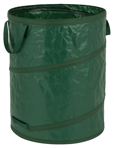 Kinzo tuinafvalzak opvouwbaar 120l – pop-up tuinzak met handgrepen – tuin afvalzak voor bladeren, gft, snoeiafval – stevig kunststof – opvouwbaar – ca. 45x75 cm – compostzak herbruikbaar